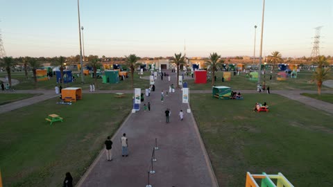 Celebratory events in parks, gardens, and public places, celebrations and festivals in the Kingdom of Saudi Arabia, the celebration of the Saudi National Day on September 23, and happy Islamic holidays and occasions.