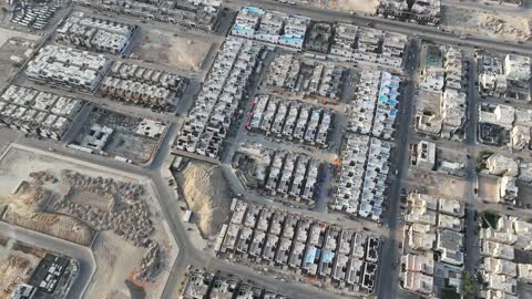 مجمعات فلل ومنازل راقية، الفن الهندسي المعماري على الطراز الحديث في المملكة العربية السعودية، تصوير درون لحي النرجس الراقي والمتميز في شمال مدينة الرياض، موقع استراتيجي متميز وحيوي