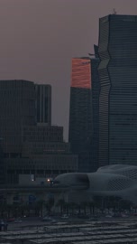 Famous landmarks of Riyadh, the towers and skyscrapers in the Kingdom of Saudi Arabia, the architectural engineering art of financial establishments in the city of Riyadh, drone photography of the King Abdullah Financial Center (KAFD), King Abdullah Financial Towers, the largest economic projects in the Kingdom.