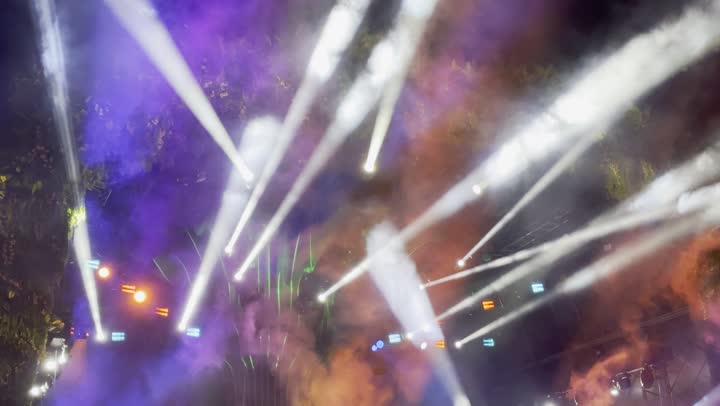 The Soundstorm Middle Beast Festival in the Banban area of Riyadh, December 13, 2025, in the Kingdom of Saudi Arabia, is a global musical and artistic celebration, featuring the Soundstorm band on the music showcase platform, part of the Riyadh Season event, a modern artistic musical entertainment experience.