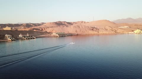 The waterfront in Tabuk, Haql Sea in the city of Tabuk, tourist attractions in the Kingdom of Saudi Arabia, landmarks of Tabuk, natural scenery.