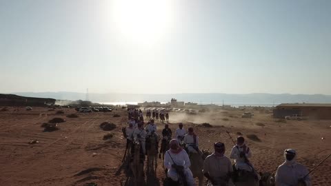 Camel racing is a sport in the Kingdom of Saudi Arabia, a group of camels to the camel racing field in the Kingdom of Saudi Arabia, the launch of the Crown Prince Festival.