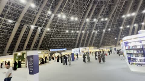 The International Book Fair in Jeddah on December 16, 2025, saw visitors from various age groups interacting with famous cultural landmarks and tourist attractions, exhibitions from the Kingdom of Saudi Arabia, enjoying time purchasing useful novels for learning and cultural enrichment, attracting and drawing tourists from around the world, and events of the Riyadh Season.