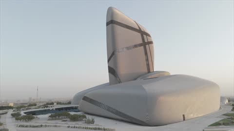 الأنشطة الترفيهية والثقافية والتعليمية، منارة ثقافية ومعالم سياحية مشهورة في المملكة العربية السعودية, مبنى متحف اثراء العالمي بالمنطقة الشرقية في الدمام، مركز الملك عبد العزيز الثقافي في مدينة الظهران في وقت النهار