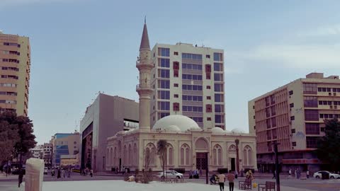 The girl’s gate in the historical city of Jeddah features ancient Arab and Islamic architectural design, a historical country in the city of Jeddah, attractive tourist spots in the Kingdom of Saudi Arabia.