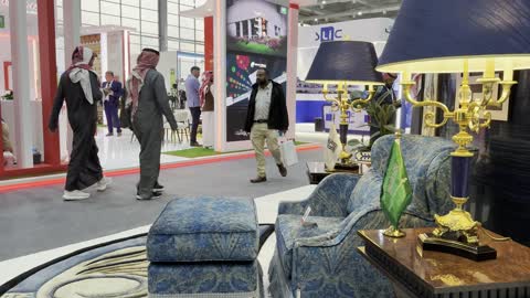 المفروشات "صُنع في السعودية 2025"، حدث صناعي بارز يهدف إلى تعزيز المنتجات والخدمات الوطنية السعودية، إبراز جودة وتنوع الصناعات الوطنية وابتكاراتها، يحمل المعرض شعار "نصنع التمكين"، هيئة تنمية الصادرات السعودية، 2025 في مركز الرياض للمعارض والمؤتمرات