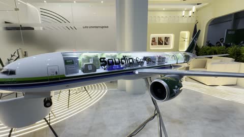 The cargo plane "Made in Saudi Arabia 2025" is a prominent industrial event aimed at promoting Saudi national products and services, highlighting the quality and diversity of national industries and their innovations. The exhibition carries the slogan "We Empower Manufacturing," organized by the Saudi Export Development Authority, 2025 at the Riyadh International Convention and Exhibition Center.