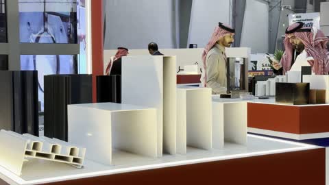 صفائح بناء منوعة"صُنع في السعودية 2025"، حدث صناعي بارز يهدف إلى تعزيز المنتجات والخدمات الوطنية السعودية، إبراز جودة وتنوع الصناعات الوطنية وابتكاراتها، يحمل المعرض شعار "نصنع التمكين"، هيئة تنمية الصادرات السعودية، 2025 في مركز الرياض للمعارض والمؤتمرات