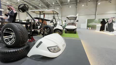 Golf Cars "Made in Saudi Arabia 2025," a prominent industrial event aimed at promoting Saudi national products and services, highlighting the quality and diversity of national industries and their innovations, carries the slogan "We Empower Manufacturing," organized by the Saudi Export Development Authority, 2025 at the Riyadh International Convention and Exhibition Center.