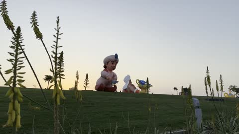 Activities of the Wonders Hills Festival 2025 in Jubail Industrial City in the Eastern Province, artistic appearances of cartoon characters, innovative interactive shows for families and visitors, various recreational and educational activities, a tourist destination for families and visitors.