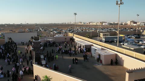 Wearing traditional folk attire, Saudi National Day on September 23, a heritage event and folkloric display, visitors flocked to the popular celebration, drone footage of the founding ceremony of the first Saudi state on February 22 in the city of Tabuk, the day we began in 1727.