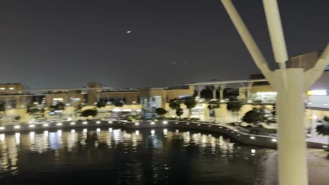 The entertainment and shopping gathering on the waterfront, The Move complex in Jubail Industrial City in the Eastern Province on December 24, 2025, is a complete entertainment and commercial landmark, with cafes and restaurants for families and youth, and a vibrant atmosphere.