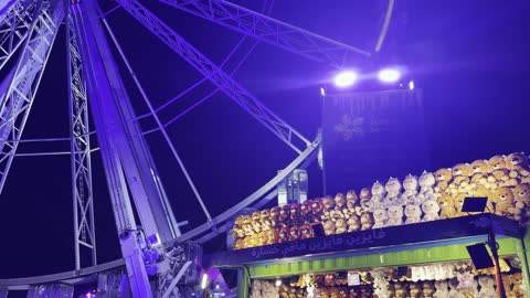 Entertainment games and interactive experiences, live shows and fun lights, Jeddah Season events, areas dedicated to families and children, Winter Wonderland in the Al-Shatea neighborhood in Jeddah, Saudi Arabia on December 19, 2025, festive snowy atmosphere.