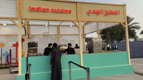 المطبخ الهندي في مهرجان إثراء للطعام يقام في حدائق مركز الملك عبد العزيز الثقافي العالمي من ٢٢ ديسمبر حتى ع يناير ٢٠٢٦ في المملكة العربية السعودية،  تجربة ثقافية متكاملة للعائلات ومحبي الطعام،  ورش عمل، عروض طهي حية، ومسابقات، بالإضافة إلى سوق للطعام