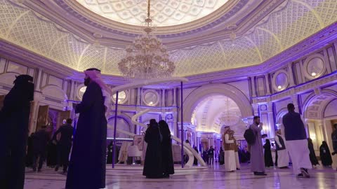 The handicrafts competition supported by the Social Development Bank, Saudi Arabia's support for emerging projects, the Global Entrepreneurship Conference from December 21 to 23, 2025, at the King Abdulaziz International Conference Center in Riyadh, discussing innovation and modern technology.