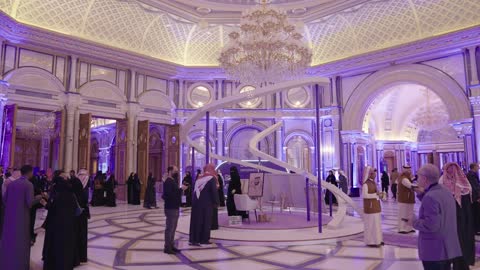 The handicrafts competition supported by the Social Development Bank, Saudi Arabia's support for emerging projects, the Global Entrepreneurship Conference from December 21 to 23, 2025, at the King Abdulaziz International Conference Center in Riyadh, discussing innovation and modern technology.