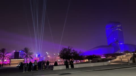 An architectural design consisting of five structures resembling pebbles, the Ithra Food Festival from December 22 to January 1, 2026, at the King Abdulaziz Center for World Culture (Ithra) in Dhahran, Saudi Arabia.