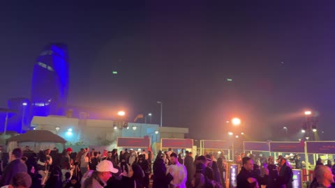 حدث ثقافي أو حفلة موسيقية، مهرجان إثراء للطعام من ٢٢ ديسمبر حتى ع يناير ٢٠٢٦، مركز الملك عبد العزيز للثقافة العالمية (إثراء) في الظهران في المملكة العربية السعودية، تصميم فريد يشبه الحصى