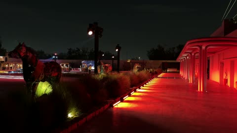 جو شتوي عائلي دافئ، فعالية تسوق وترفيه ممتعة، الاشجار والنبات الاخضر، تجربة تسوق شتوية مميزة تجمع بين الحرف اليدوية، بازار الشتاء في الليل في حي السفارات في مدينة الرياض من11 ديسمبر 2025 إلى 3 يناير 2026