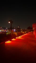 A unique winter shopping experience that combines handicrafts, local product sales, diverse stalls and restaurants, a quiet outdoor seating area at the winter bazaar at night in the Diplomatic Quarter in Riyadh from December 11, 2025, to January 3, 2026, with a warm family winter atmosphere.