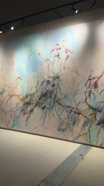 A complete visual experience at the joint art exhibition, an event between two cultures (Saudi Arabia and China) at the Al-Malfi Hall in the Misk City in Riyadh on December 24, 2025. The Chinese street experience, performing and musical arts reflecting cultural and civilizational exchange, live artistic performances.