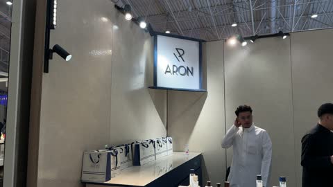 International and local brands at the Blue Oud and International Perfumes Exhibition at the Riyadh International Convention and Exhibition Center on December 25, 2025, luxurious fragrance products, a unique shopping experience.