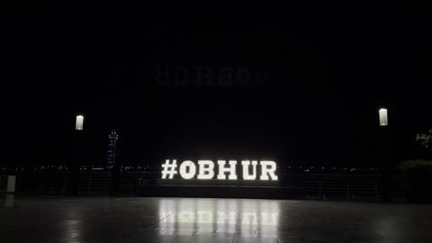 The waterfront of a giant steel fish sculpture on the Jeddah Corniche, Saudi Arabia, famous tourist attractions in the kingdom, urban art, and contemporary architectural design.