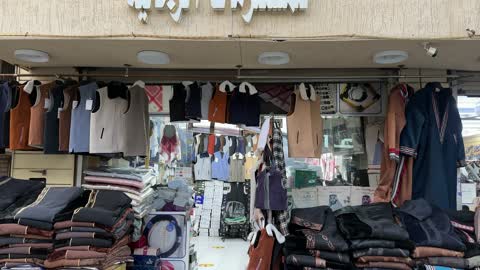 Cultural heritage and traditional trade, Love Market in Dammam in the Eastern Province, Kingdom of Saudi Arabia, local shops and goods, various food stalls.