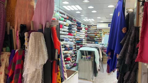 Local commercial shops and goods, Love Market in Dammam in the Eastern Province, Kingdom of Saudi Arabia, cultural heritage and traditional trade, various food stalls.