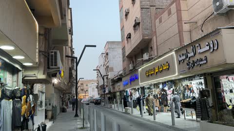 Local commercial shops and goods, Love Market in Dammam in the Eastern Province, Kingdom of Saudi Arabia, cultural heritage and traditional trade, various food stalls.