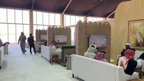 King Abdulaziz Falcon Festival - Riyadh, Kingdom of Saudi Arabia on January 4, 2026, a national heritage event that reflects the culture of Saudi falconry, featuring shows and competitions for falcons, wide participation from falconers, a heritage atmosphere that combines authenticity and identity, one of the most prominent cultural festivals in the Kingdom.
