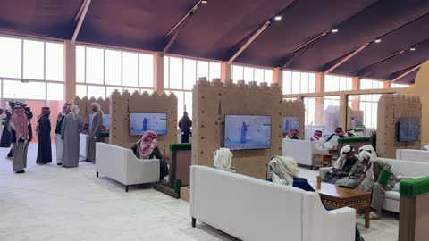 King Abdulaziz Falcon Festival - Riyadh, Kingdom of Saudi Arabia on January 4, 2026, a national heritage event that reflects the culture of Saudi falconry, featuring shows and competitions for falcons, wide participation from falconers, a heritage atmosphere that combines authenticity and identity, one of the most prominent cultural festivals in the Kingdom.