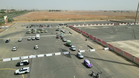Activating tourism and economic movement, competition with diverse terrains in Tabuk, the rally race event in the Kingdom of Saudi Arabia, car speed racing, preparing the venue for enjoyable youth recreational sports, the turns and directions for the competing cars.