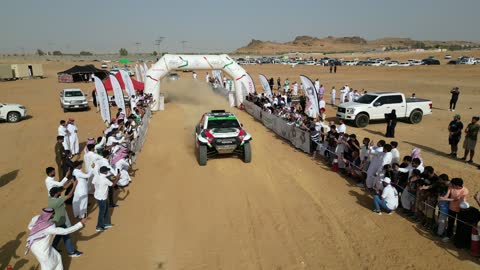 The carnival is held every year, a competition with diverse terrains in Tabuk, a rally racing event in the Kingdom of Saudi Arabia, a speed race for cars, preparing the venue for enjoyable youth recreational sports, the turns and directions for the competing cars.