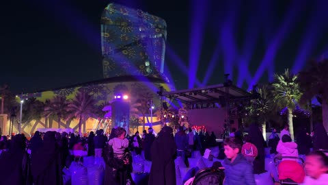 عرض رقص شعبي اسباني فى فعالية الحي الإسباني في مركز الملك عبدالعزيز الثقافي العالمي "إثراء" بمدينة الظهران في المنطقة الشرقية، المملكة العربية السعودية، يوم 12 من يناير 2026، تجربة ثقافية وترفيهية متكاملة مستوحاة من الطابع الإسباني، رقصات فلامنكو وفعاليات تفاعلية، أجواء احتفالية نابضة بالحياة