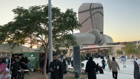 The Spanish neighborhood event at the King Abdulaziz Center for World Culture "Ithra" in Dhahran, Eastern Province, Saudi Arabia, on January 13, 2026, will feature entertainment activities for families and children, a vibrant festive atmosphere, Spanish food restaurants and cafes, flamenco dances, and interactive events.