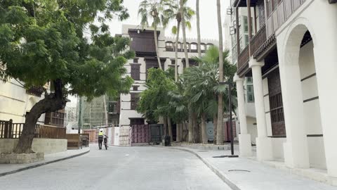 The wooden balconies and windows, the architectural arts in the historic city of Jeddah, the neighborhoods and traditional designs, the tourist attractions in the Kingdom of Saudi Arabia, the ancient archaeological buildings, and the revitalization projects in the area.