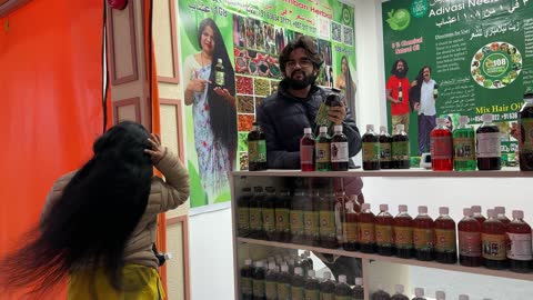 A booth selling oils and spices, 16 countries showcasing their cultures and products as part of the event, the Global City in the Eastern Province will have its first phase on December 29, 2025, in the Kingdom of Saudi Arabia, a venue for major events, contributing to economic development and job opportunities.