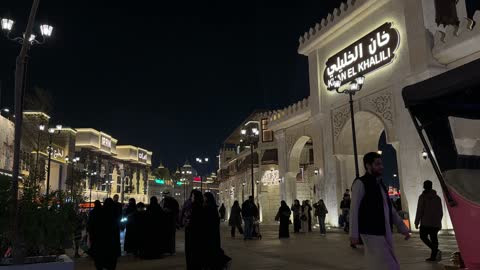 Local and international brands at the Global Village in the Eastern Province, Kingdom of Saudi Arabia, on December 29, 2025, artistic and popular performances, various restaurants and cafes, cultural and entertainment diversity, a pavilion for different cultures and countries, a comprehensive cultural and entertainment event, family activities and interactive experiences.