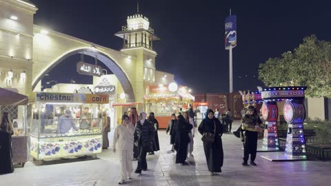 جناح بلاد الشام في بوليفارد الرياض في شمال الرياض في المملكة العربية السعودية، مكان ترفيهي عائلي، وجهة ترفيهية ضخمة، تجربة تجمع بين التسوق والترفيه والمأكولات العالمية والمحلية، من11 أكتوبر 2025 حتى 2 مايو 2026