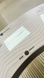 Interactive display screens simulate the history of navigation and the marine environment at the Red Sea Museum in Jeddah, Saudi Arabia, on December 6, 2025. Interactive maps tell the story of the Red Sea, showcasing maritime heritage and traditional industries, serving as a cultural and knowledge landmark, a cultural destination that reflects the coastal identity of Jeddah.