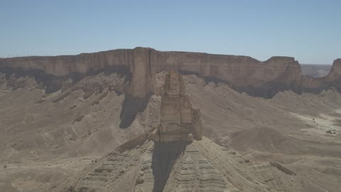 Rock formations in the Saudi Arabian desert, spending time in the desert with friends, the natural landscapes and soft golden sands in the desert, the soft golden dunes and natural terrain in the Kingdom of Saudi Arabia, nature background.