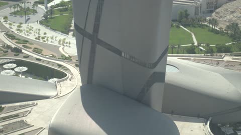 مركز الابتكار و المعرفة و الابداع، مركز الملك عبد العزيز الثقافي العالمي (إثراء) في مدينة الظهران بالمملكة العربية السعودية، تصوير درون جوي  لمبنى المركز،  الفن الهندسي المعماري،  معالم ثقافية، السياحة في السعودية