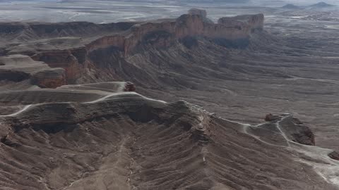 The mountainous desert landscapes in Saudi Arabia, the rock formations and rock structures, the famous natural landmarks and tourist places in the Kingdom of Saudi Arabia, the Tuwaiq Mountains range in Najd, the Edge of the World mountain in Riyadh.