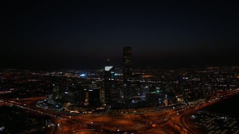 King Abdullah Financial District (KAFD), the architectural engineering art of towers and skyscrapers, financial towers and economic facilities in the city of Riyadh, the growth and urban development of the famous landmarks of Riyadh.