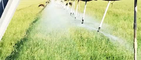 ذراع الري المحوري لري الارض الزراعية، مزرعة أعلاف مدينة جيزان جنوب المملكة العربية السعودية، المحافظة على الموارد المائية