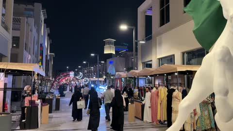 Wahaj Villaggio Exhibition Night Market Saudi Arabia