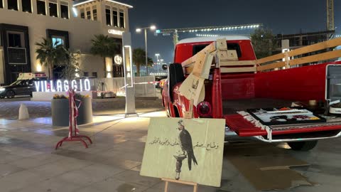 Vintage Truck Exhibition Villaggio Eastern Province Night