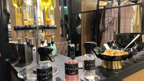 Perfume Dispensers and Spray Bottles Retail Display