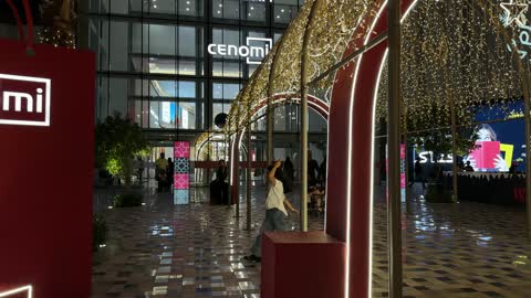Cenomi Westfield Mall Dammam Saudi Arabia Night Entrance